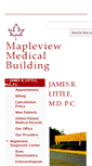 Mobile Screenshot of mapleviewmed.com